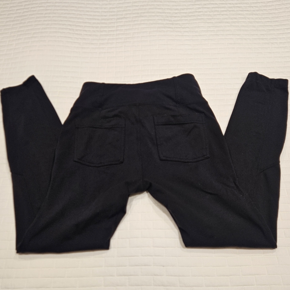 Athleta Black Leggings With Pockets Size Small